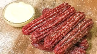 red-velvet-churros-camilan-manis-yang-selera