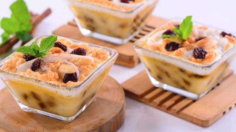 Klapertart Roti Tawar