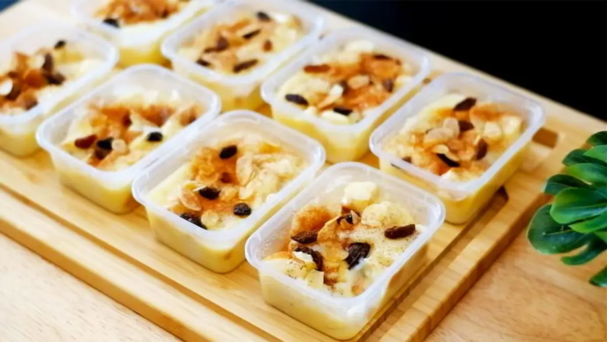 Klapertart Roti Tawar