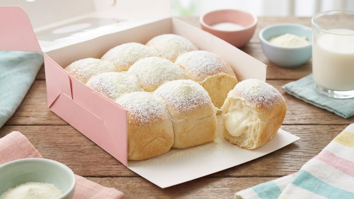 Cara Membuat Milk Bun