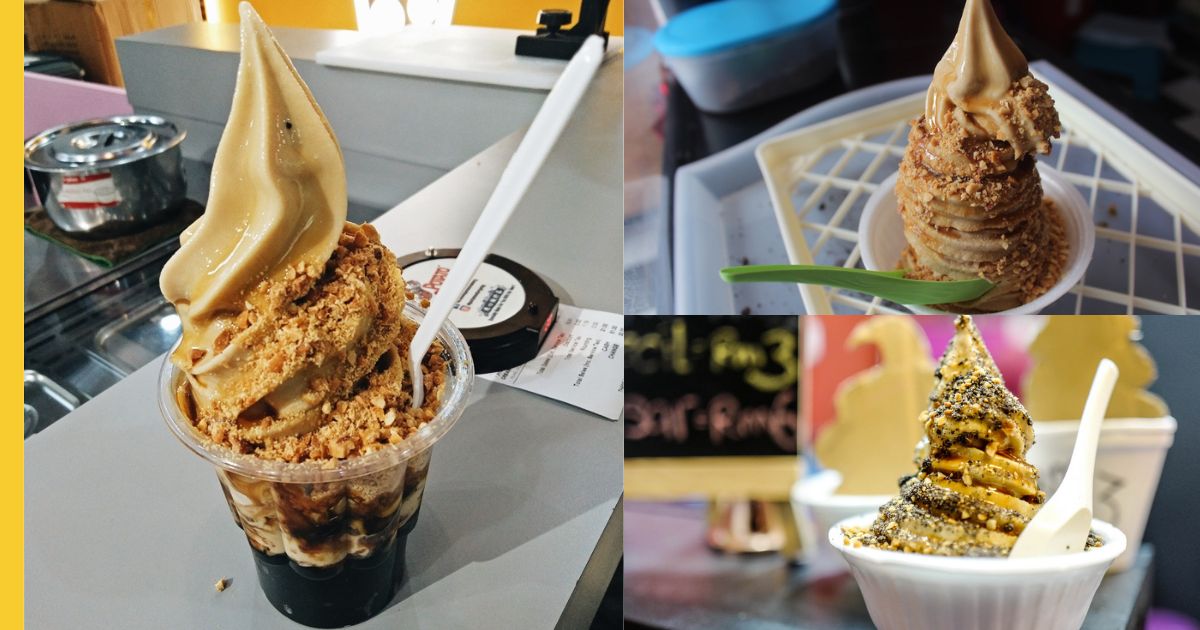 Kelezatan ais gula apong 